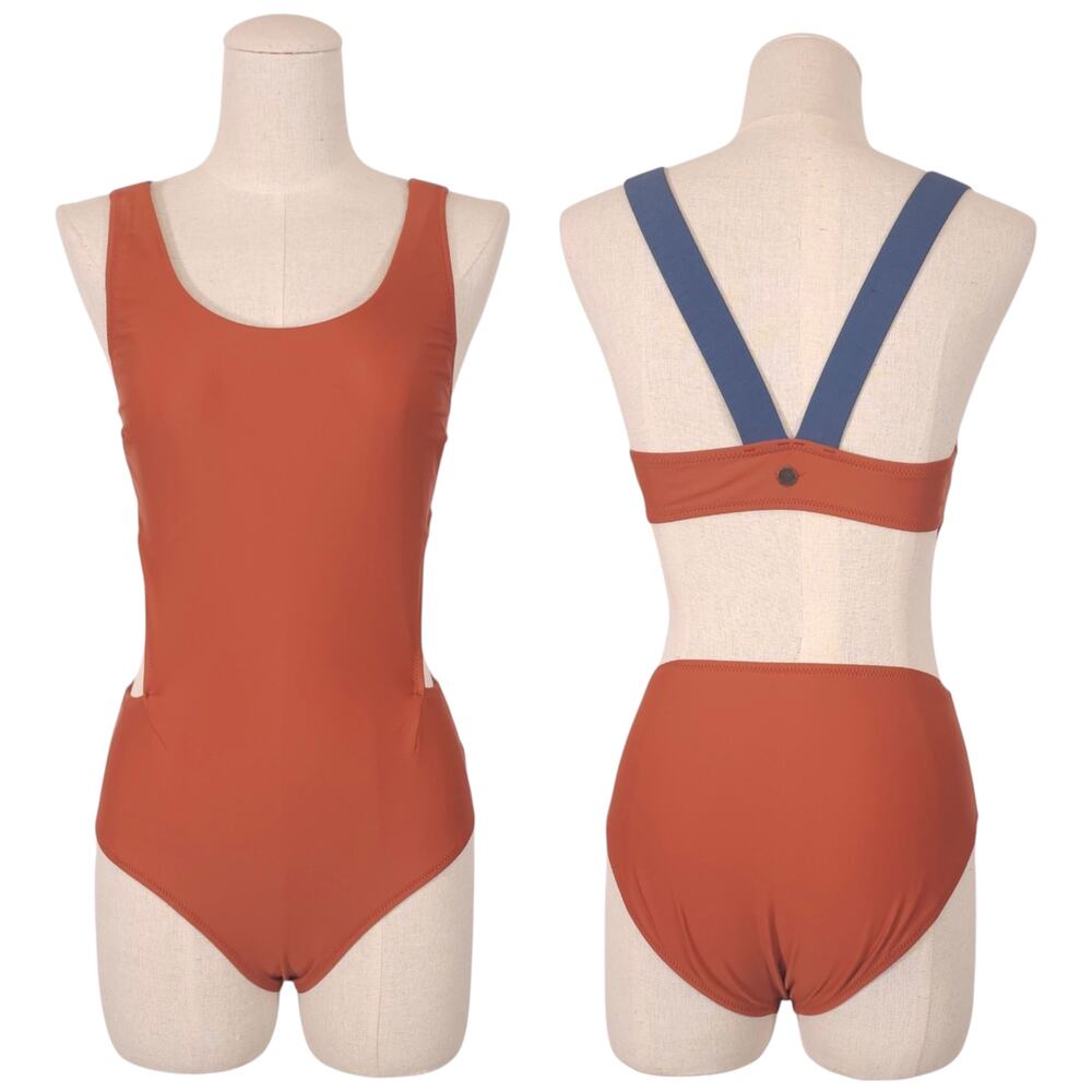 Prana Neolani One Piece Swimsuit Deep Liqueur Sz Small
